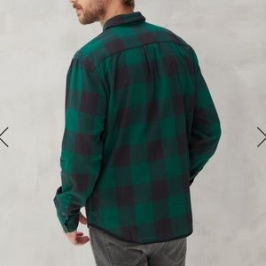 Lucky Brand Reversible San Gabriel 1 Pocket Flannel S